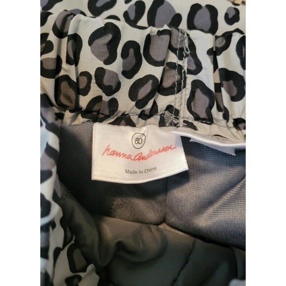 HANNA ANDERSSON leopard snowsuit & KAMIK snowboots - Picture 2 of 7